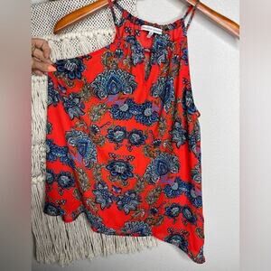 Collective Concepts Red Floral Top